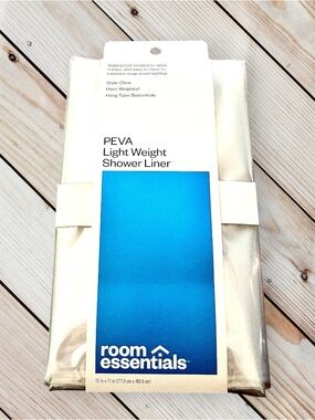 Room Essentials Lightweight Shower Liner 70x71 Weighted